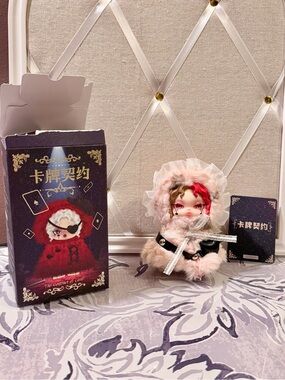 Iris Card Pact Series Blind Box Hanging Plush Pendant-Midnight Spade
